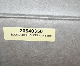 Boorbeitelhouder D1H 63180