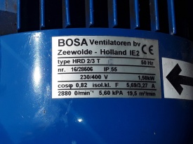 Ventilator BOSA HRD 2/3 T 