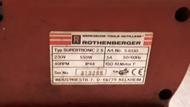 Draadsnijmachine Rothenberger supertronic 2S  