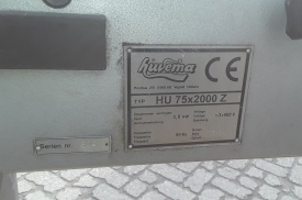Huvema bandschuurmachine HU 75X2000 Z 