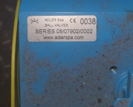 4 x Kogelkraan DN32 PN40 11/4" 