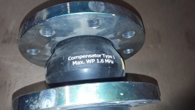 2 x Compensator rubber PN16 DN80