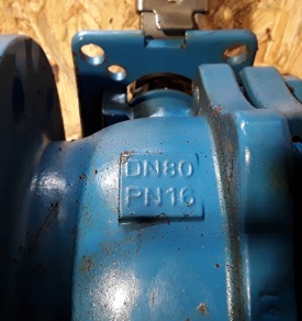 11 x 2-delige kogelkraan ECON PN16 DN80