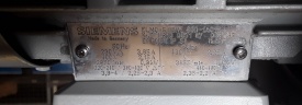 Vacuumpomp Siemens 0,9 kw, 2.850 rpm 