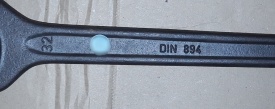 Steeksleutel 32 DIN 894 