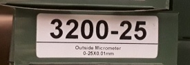 10 x Micrometer voor buiten 3200-25 (0-25X0.01 mm)