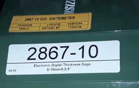 Diktemeter Insize 2867-10 (0-10mm/0-0.5")  