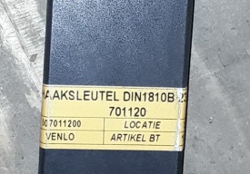 2 x Haaksleutel DIN1810B 230-245 