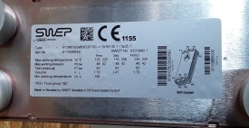 2 x Warmtewisselaar SWEP B12MTx50x60/D2P-SC-H  