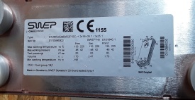 3 x Warmtewisselaar SWEP B12MTx50x60/D2P-SC-H  