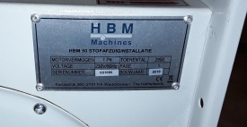 2 x Stofafzuiginstallatie HBM 50 