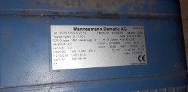 Elektrische kettingtakel Demag 1000 KG 