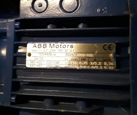 Elektromotor ABB 0.75 kw, 1.410 rpm 
