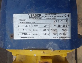 Wormpomp Verder VPS-51L4 