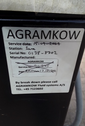Vloeistofsysteem A'gramkow FA03
