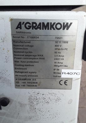 Vloeistofsysteem A'gramkow R407C 