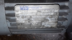 Reductor MAK 0.37 kw, 138 rpm 