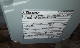 Reductor Bauer 1.5 kw, 49 rpm 