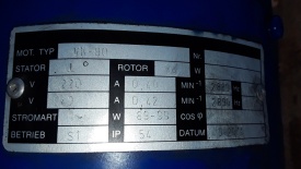 Reductor Elsto 1.70 kw, 468 rpm 