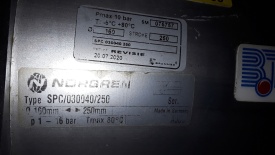 5 x Cilinder Norgren SPC/030040/250 