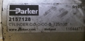 Cilinder Parker C-D-O-OO-O-125/100