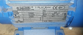 Elektromotor Electramo 0.18 kw, 915 rpm 