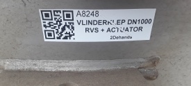 2 x Vlinderklep met actuator DN1000 DSK3-01 