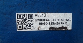 Schuifafsluiter PN16 DN450 