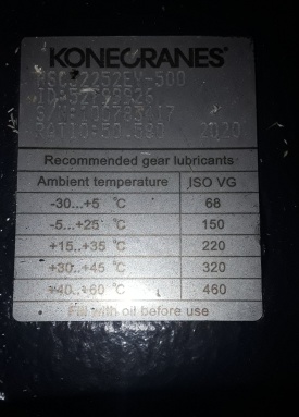 Gearbox Konecranes 