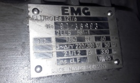 Electrohydraulic Thruster EMG ED 121/6