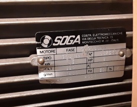 Elektromotor Soga 1.5 kw, 1.400 rpm 220 volt 