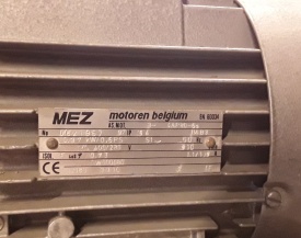 Elektromotor MEZ 0.37 kw, 910 rpm 