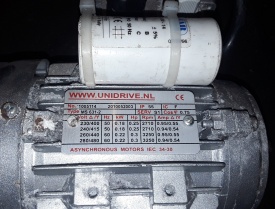 Elektromotor Unidrive 0.18 kw, 2.710 rpm 