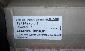 2 x Manometer Wika PI-LZ4