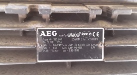 Elektromotor AEG 5.5 kw, 1.430 rpm 