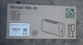 3 x Vortice convector microsol 1000-V0 