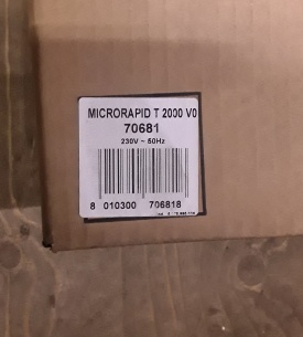 Vortice thermoventilator microrapid 2000-V0 