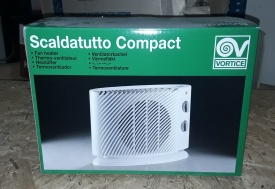 3 x Vortice ventilatorkachel scaldatutto compact 