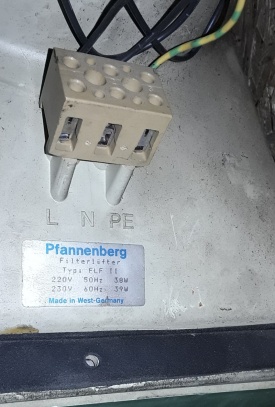 Pfannenberg filter ventilator FLF II 