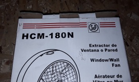 S&P raam/muur ventilator HCM-180N 
