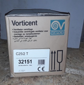 Vortice centrifugale ventilator vorticent C25/2 T 