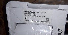 Vent-Axia centrifugale afzuigventilator SoloPlus T