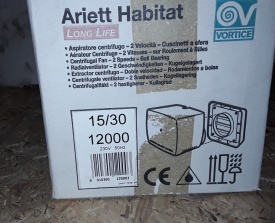 Vortice centrifugale ventilator Ariett Habitat F2C