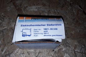 2 x Heimeier elektrothermische aandrijving 220 V