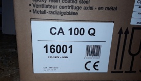 Vortice centrifugale buisventilator CA100 Q  