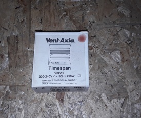7 x Vent-Axia tijdschakelaar 563519 