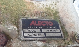 Vlinderklep Alecto AB 550 N 