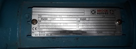 Reductor Brook Hansen 0.75 kw, 55 rpm 