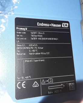 Flowmeter EH Promag W 300 