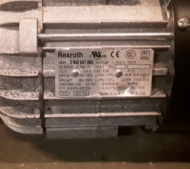 8 x Reductor Rexroth 0.18 kw, 70 rpm 